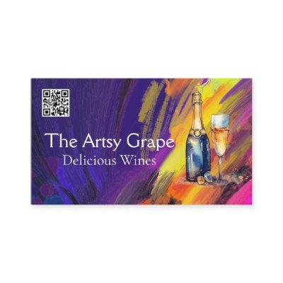 Champagne Artistic Rendering | Paint Strokes