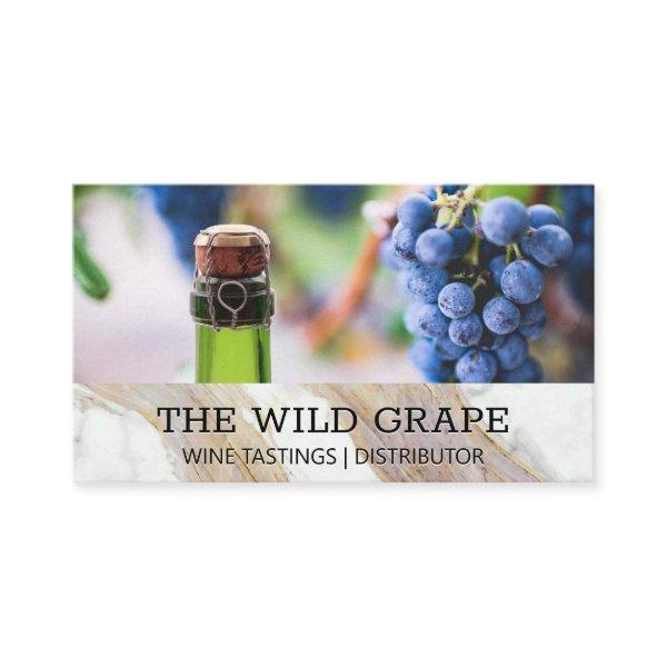 Champagne Bottle | Wine Grapes