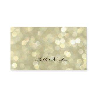 Champagne Bubbles Escort Card