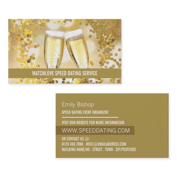 Champagne Flutes, Speed Dating Event Organizer