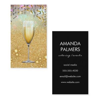 Champagne / Glitter Confetti / Gold Sparkle