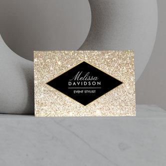 Champagne Gold Glitter and Glamour Event Planners