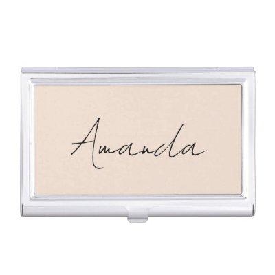 Champagne Pink Plain Simple Minimalist Modern  Case