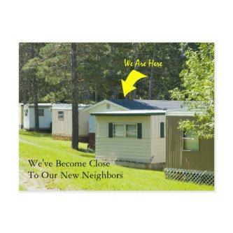 Change of Address Card: Close Neighbors Announcement Postcard