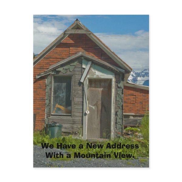 Change of Address Card: Mountain View Announcement Postcard