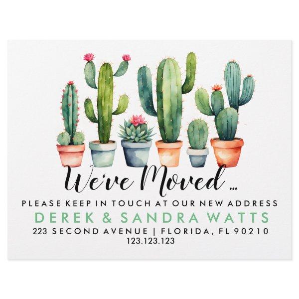 Change of address we've moved plant pots  flyer
