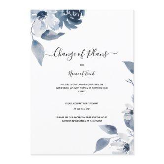 Change of Plans, any Event Cancelation Invitation