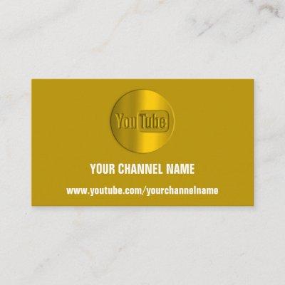 CHANNEL NAME YOU TUBER LOGO QR CODE MUSTARD YELLOW