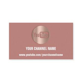 CHANNEL NAME YOUTUBER LOGO QR CODE BLUSH