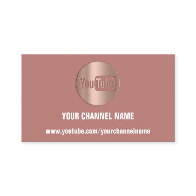 CHANNEL NAME YOUTUBER LOGO QR CODE BLUSH