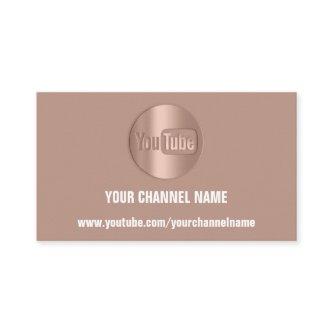 CHANNEL NAME YOUTUBER LOGO QR CODE ELEGANT