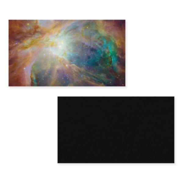 Chaos at Heart of Orion Spitzer Hubble Composite