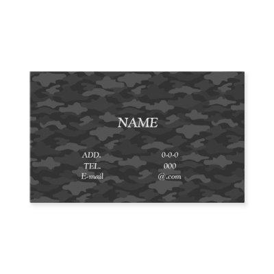 Character Custom Camouflage Black