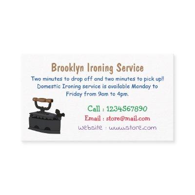 Charcoal iron cartoon illustration