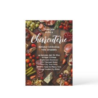 Charcuterie Girls Night Birthday Party or Social Invitation