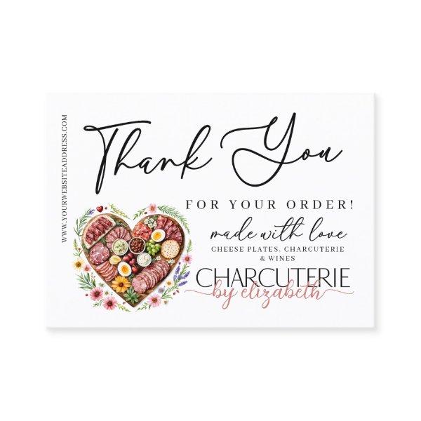 Charcuterie Grazing Board Order Thank You
