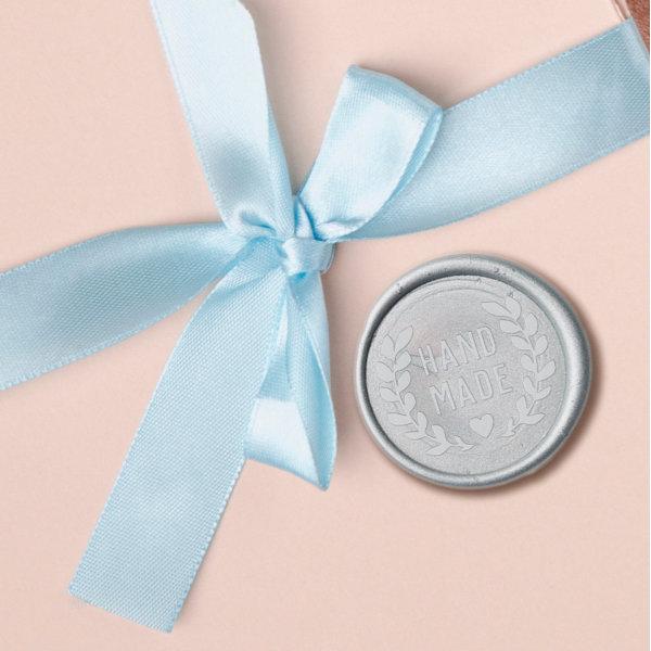Charming Laurel Wreath Heart Handmade Wax Seal Sticker
