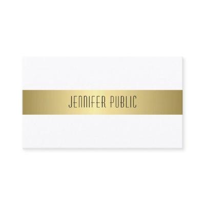 Charming Modern Gold Look Design Smooth Plain