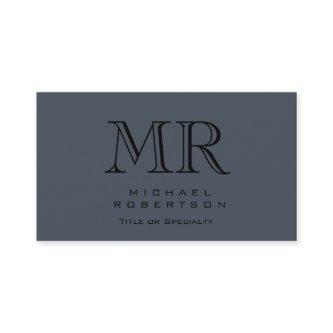 Charming Modern Monogram Gray Clean