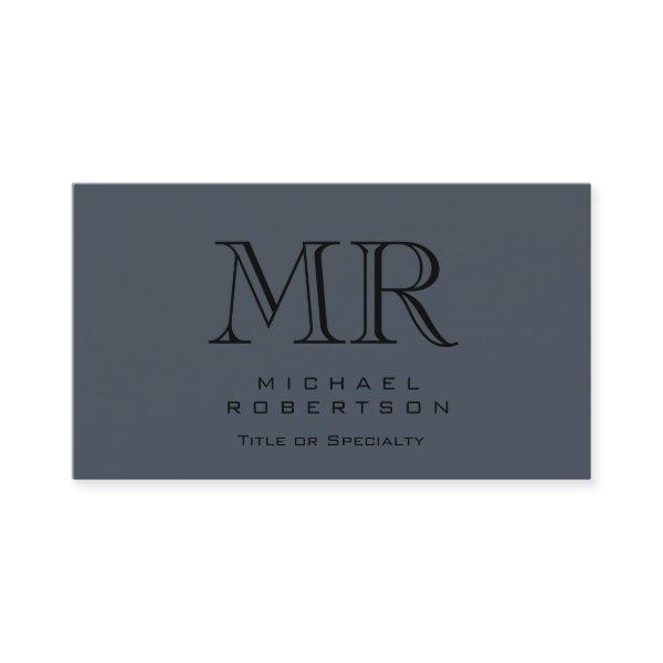 Charming Modern Monogram Gray Clean