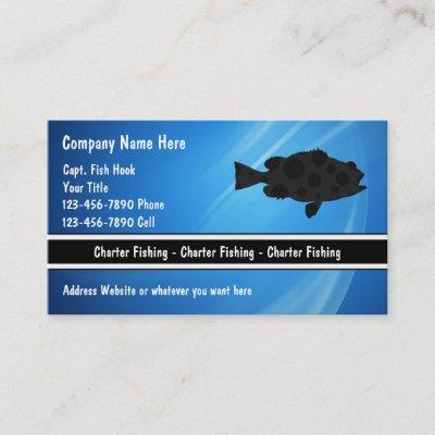 Browse Deep Sea Fishing Themed Business Cards – Card Bee