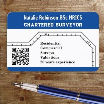 Chartered Surveyor QR Code Modern Template