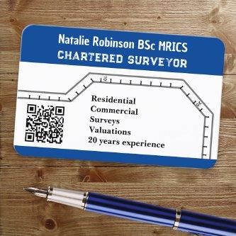 Chartered Surveyor QR Code Modern Template