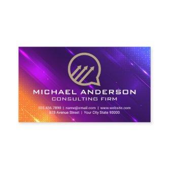 Chat Business Growth Logo | Digi Tech Background