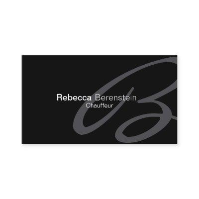 Chauffeur  Fancy Monogram