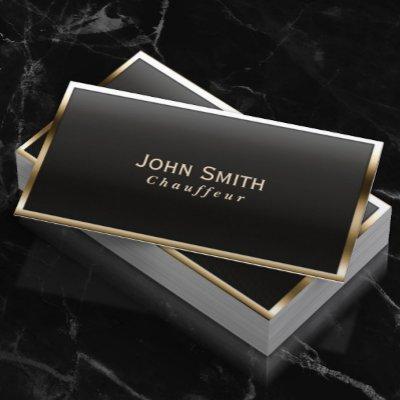 Chauffeur Driver Royal Gold Border