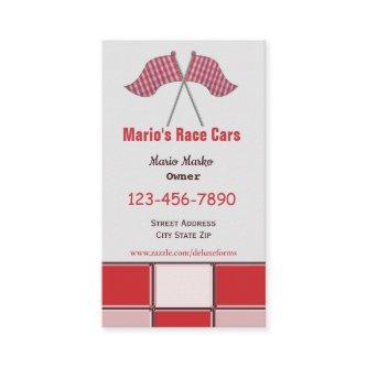 Checker Race Flags Pink Squares