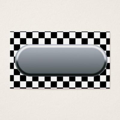 Checkered Flag Blank Card