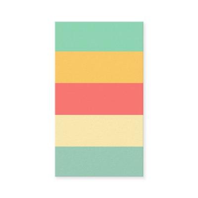 Cheerful Pink Yellow Green Blue Stripes