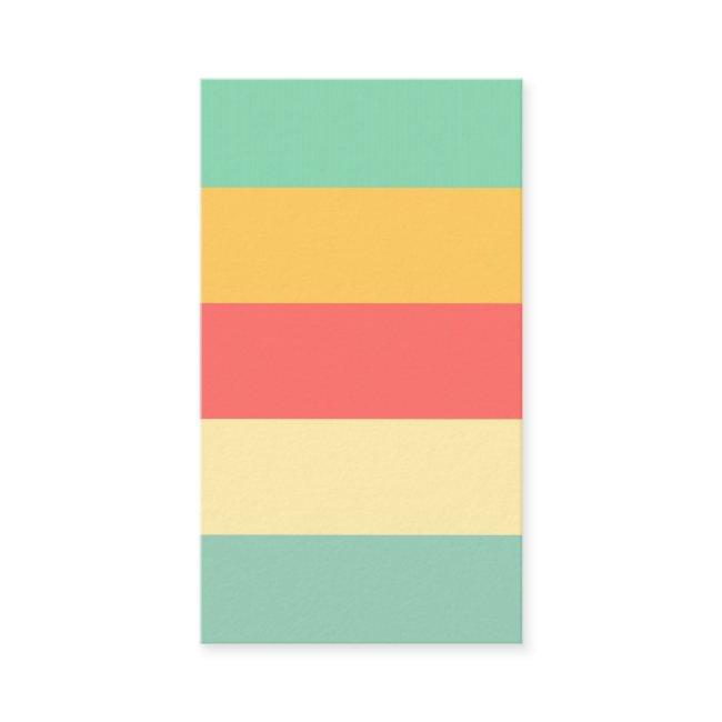 Cheerful Pink Yellow Green Blue Stripes