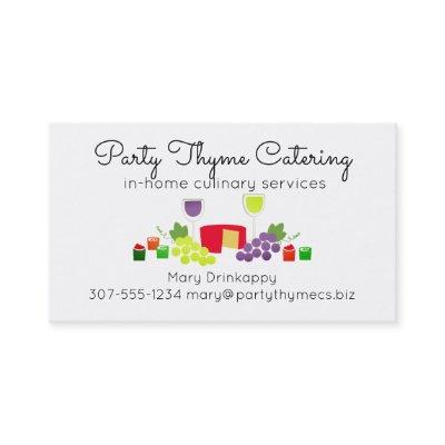 Cheese wine appetizers chef catering