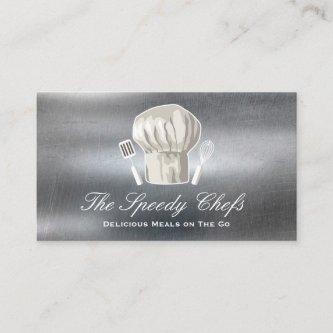 Chef Hat and Kitchen Tools | Metallic