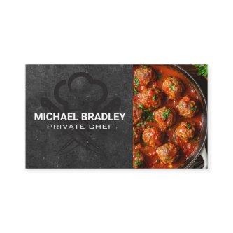 Chef Hat Knives | Meatballs in Tomato Sauce