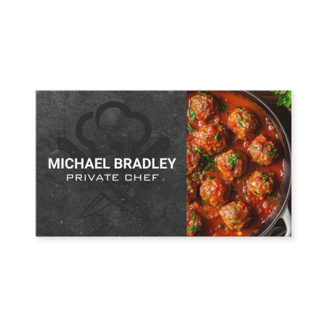 Chef Hat Knives | Meatballs in Tomato Sauce