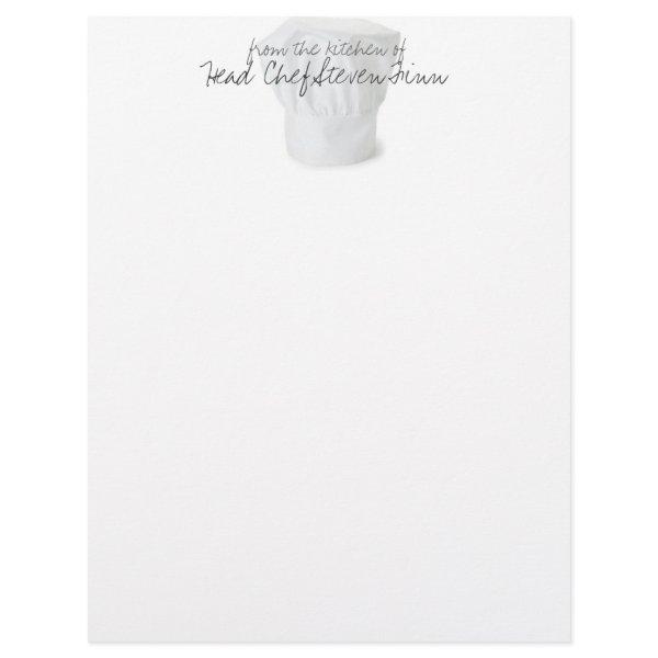 Chef Hat Letterhead