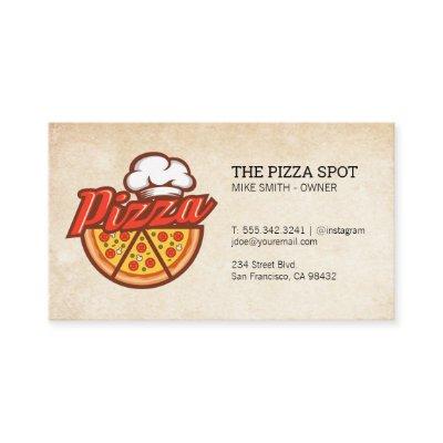 Chef Hat Pizza Slices