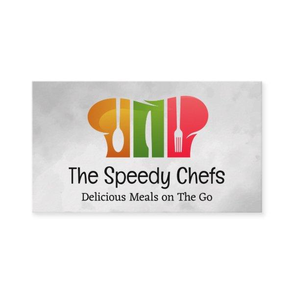 Chef Hat Silverware Logo