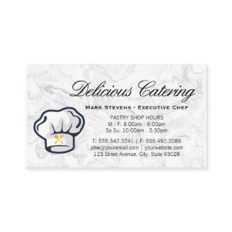 Chef Hat | Silverware | Marble Background