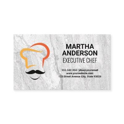 Chef Icon | Rock Texture Background