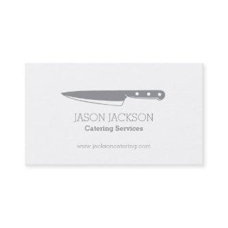 Chef knife graphic catering