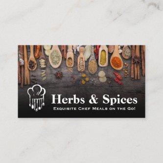 Chef Logo | Herbs and Spices on Spoons