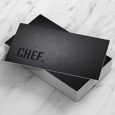 Chef Professional Dark Minimalist