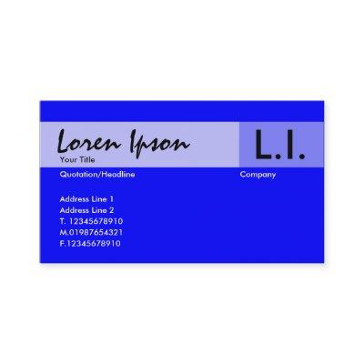 Chemical Elements - Blue