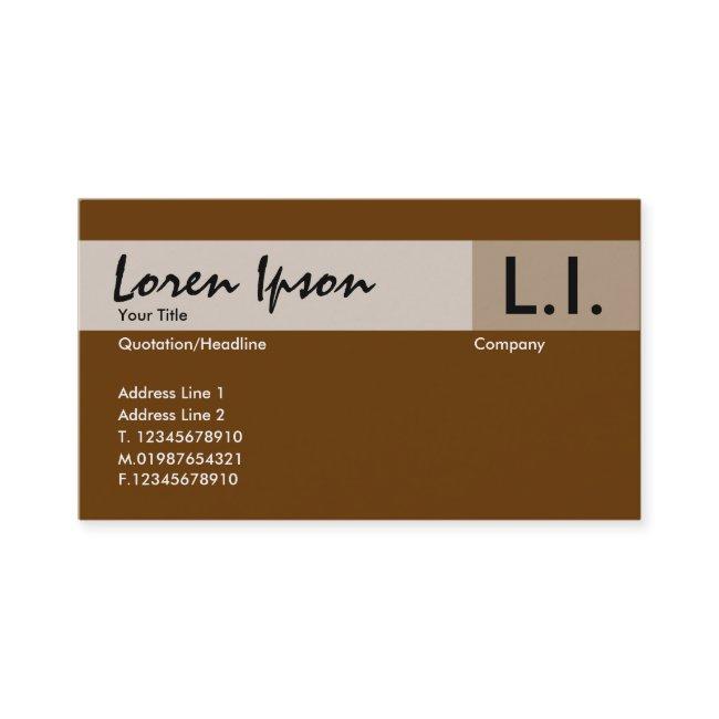 Chemical Elements - Brown