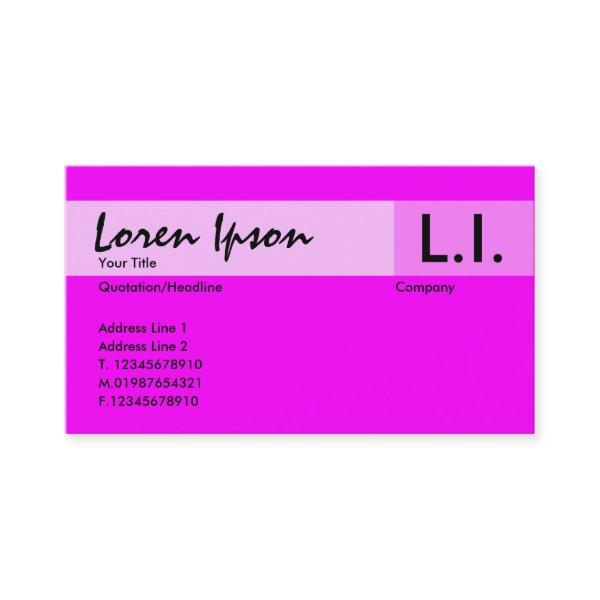 Chemical Elements - Magenta