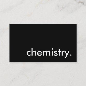 chemistry.